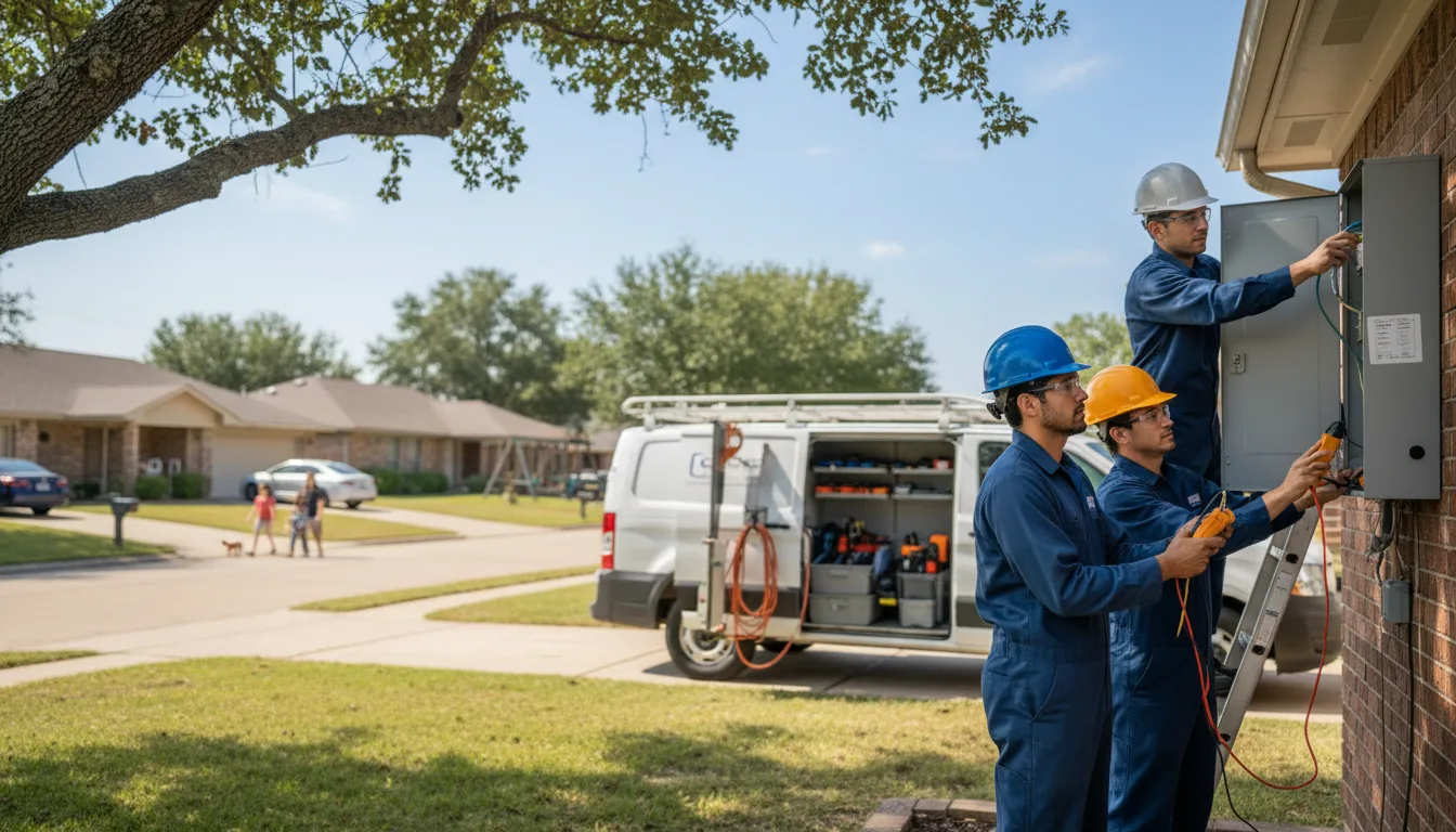 Certified electrician providing emergency electrical services in Breezewood, PA
